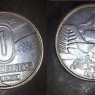 Brasilien 10 Cruzeios 1990 (0756)