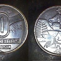 Brasilien 10 Cruzeios 1991 (0757)