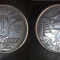 Brasilien 10 Cruzeios 1991 (0758)