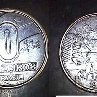 Brasilien 10 Cruzeios 1990 (0761)