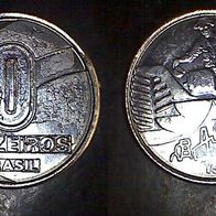 Brasilien 10 Cruzeios 1991 (0764)