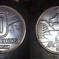 Brasilien 10 Cruzeios 1991 (0765)