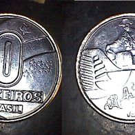 Brasilien 10 Cruzeios 1991 (0766)