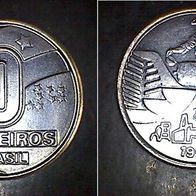 Brasilien 10 Cruzeios 1991 (0768)