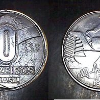 Brasilien 10 Cruzeios 1991 (0769)