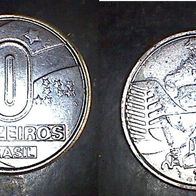 Brasilien 10 Cruzeios 1991 (0770)