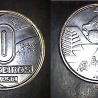 Brasilien 10 Cruzeiros 1991 (0775)