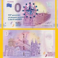 0 Euro Schein Set Vilnius / Kaunas / Trakai 2018-1 nur 250 Exemplare gleiche Nr 4733