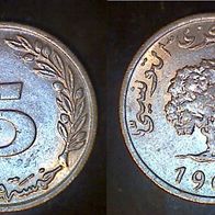 Tunesien 5 Millimes 1960 (0831)