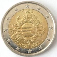 2 Euro Belgien 2012 10 Jahre Euro-Bargeld unzirkuliert unc