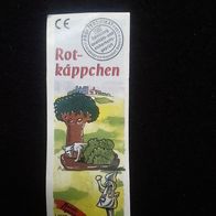 Ü - Ei Beipackzettel Märchenfiguren Rotkäppchen 614 793
