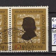 BRD / Bund 1956 100. Todestag von Robert Schumann MiNr. 234 gest. waagerechtes Paar