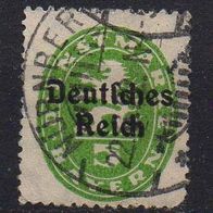 D. Reich Dienst 1920, Mi. Nr. 0034 / D34, Überdruck auf Bayern, gestempelt #01089