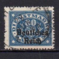 D. Reich Dienst 1920, Mi. Nr. 0044 / D44, Überdruck auf Bayern, gestempelt #01106