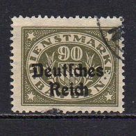 D. Reich Dienst 1920, Mi. Nr. 0045 / D45, Überdruck auf Bayern, gestempelt #01110