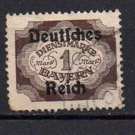 D. Reich Dienst 1920, Mi. Nr. 0046 / D46, Überdruck auf Bayern, gestempelt #01115