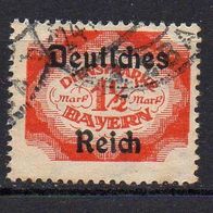 D. Reich Dienst 1920, Mi. Nr. 0048 / D48, Überdruck auf Bayern, gestempelt #01123