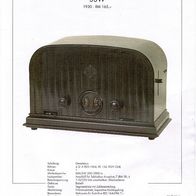 Telefunken 33W Röhrenradio, Schaltbild, Beschreibung, T6