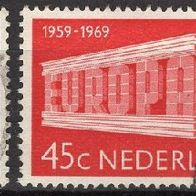 Niederlande 1969 Europa MiNr. 920 - 921 gestempelt