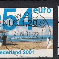 Niederlande 2001 Einführung der Euro-Münzen und -Banknoten MiNr. 1902 gestempelt
