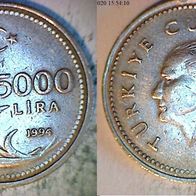 Türkei 5.000 Lira 1994 (0968)