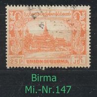 Birma (Asien) Mi. Nr. 147 Unabhängigkeit o <