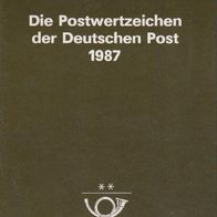 1987 DDR Jahreszusammenstellung kompletter Jahrgang