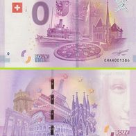 0 Euro Schein Geneve CHAA 2017-1 selten Nr 1744