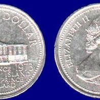 CDN : Kanada 1 Dollar Edward Island 1973