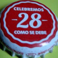 Peru 28 Bier Brauerei Kronkorken 2013 Kronenkorken aus Lima in Süd-Amerika