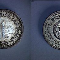 Jugoslawien 1 Dinar 1983 (1093)