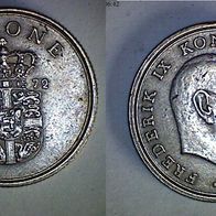 Dänemark 1 Krone 1972 (1108)