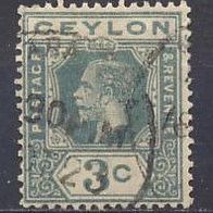 Ceylon (Asien) Mi. Nr. 188 König Georg VI. o <