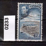 Ceylon (Asien) Mi. Nr. 233 (1) Hafen von Colombo o <