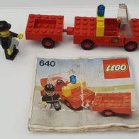 Lego #640 Feuerwehr 70er Jahre Minifig mit BA Bauanleitung