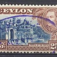 Ceylon (Asien) Mi. Nr. 237 x Tempel o <