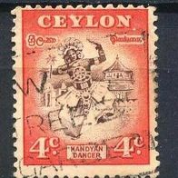 Ceylon (Asien) Mi. Nr. 259 Tänzer o <