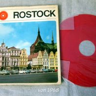 DDR * Schallplatten-Folie Schallfolie Rostock mit Heft / Buch