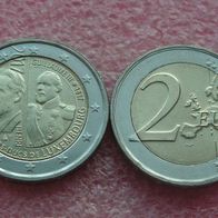 Luxemburg 2 Euro Münze 2017 Wilhelm III