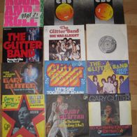 Gary Glitter + Glitter Band ### 12 Singles aus den 70ern