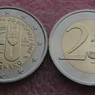 Slowakei 2 Euro Münze 2014 EU-Beitritt