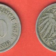 Kaiserreich 10 Pfennig 1902 A