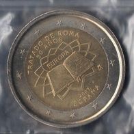 Spanien 2 Euro Münze 2007 Römische Verträge