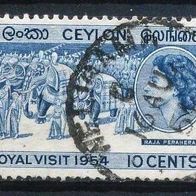 Ceylon (Asien) Mi. Nr. 280 Besuch des Königspaares o <