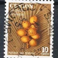 Ceylon (Asien) Mi. Nr. 281 Kokosnüsse o <