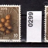 Ceylon (Asien) Mi. Nr. 281 + 299 Kokosnüsse o <