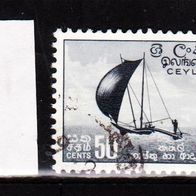 Ceylon (Asien) Mi. Nr. 304 Fisacherboot o <