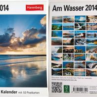 Am Wasser 2014 Harenberg Postkartenkalender - Kalender mit 53 Postkarten