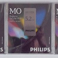 3x Philips MO-Disk 5.2 GB * OVP*