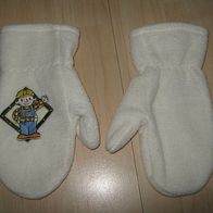 schöne Fleece - Handschuhe / Fausthandschuhe Bob der Baumeister ca. 4/5 Jahre (0813)
